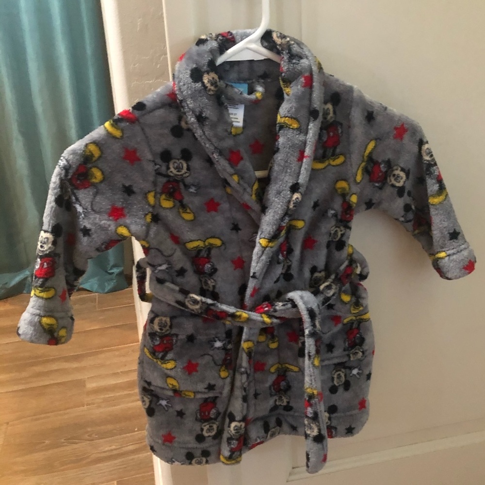 EUC Mickey Bathrobe 2T Boys Disney